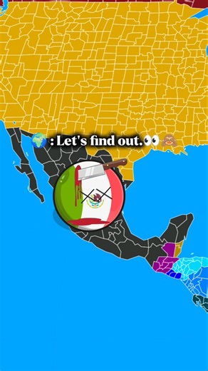 What if Mexico 🇲🇽 dies 💔😭 countryball #countryballs #history #geography