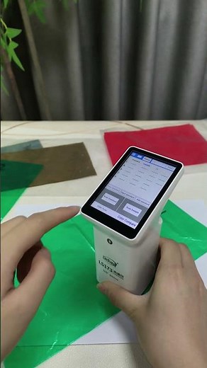Linshang LS173 Colorimeter measured relative color difference of transparent film
