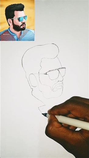 simple outline drawing #easydrawing #stepbystep #shortsfeed #video