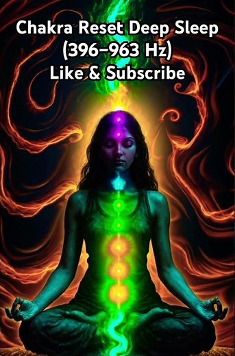 Chakra Reset Deep Sleep (396–963 Hz) | Full Night Healing Frequencies #deepsleep #chakrahealing