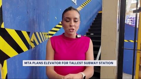 Climbing 'Mount Everest' to catch the train? MTA plans elevator for city’s tallest subway station