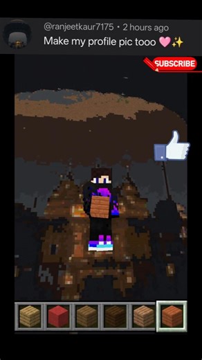 I make a profile pic of my subscriber 🤔#subscribe #minecraft
