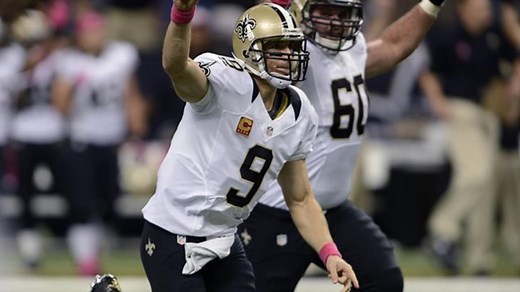 Drew Brees breaks Johnny Unitas' Record