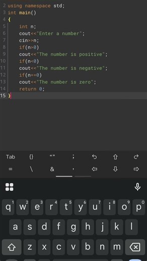 Write a program that input a number and find positive, negative and zero ??