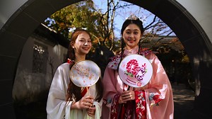 Imagine a "Hanfu" Fashion Show at Lan Su Chinese Garden! 👘🌸 | Lan Su Chinese Garden