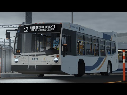 VBS (VAMOS Bus Sim) | Driving 2019 [New Nova Bus LFS] On route 12 To Railway Blvd (Depot)