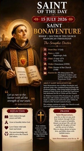 Who Was The Seraphic Doctor? Saint Bonaventure Explained | Divine Lens by Patrick