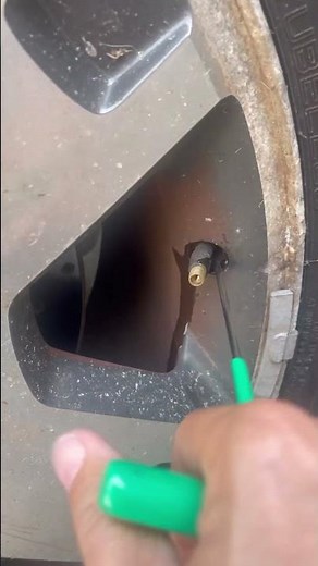 How to remove a valve stem without removing the tire with a simple tool #howto #how