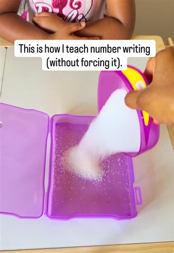 Teaching Number Writing with Sensory Play