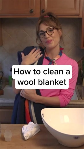 Life hack: Learn how to wash your wool blankets with this handy tutorial! #fyp #foryou #diy #howto #cleaninghacks #laundryhack #clotheshack #wool