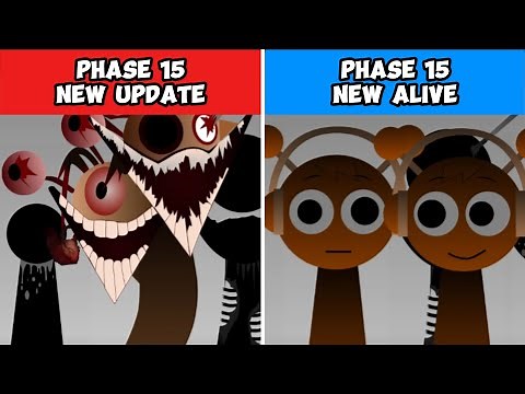 Incredibox Sprunki Phase 15 New Update vs. Phase 15 New Alive