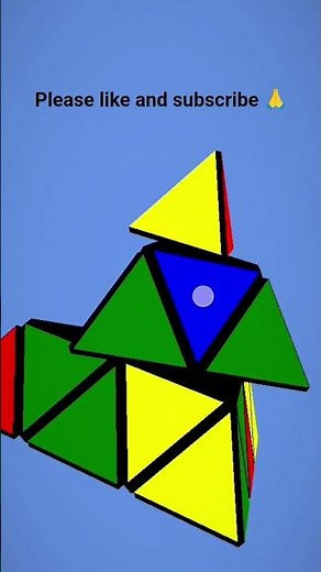 how to make Rubik's cube in pattern 3x3