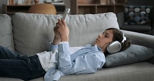 Bored Caucasian Boy Yawning Phone While Stock Footage Video (100% Royalty-free) 1109799993 | Shutterstock