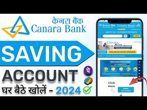 Canra Bank Online Saving Account Opening 2024 | Canra Bank ONLINE ACCOUNT OPENING