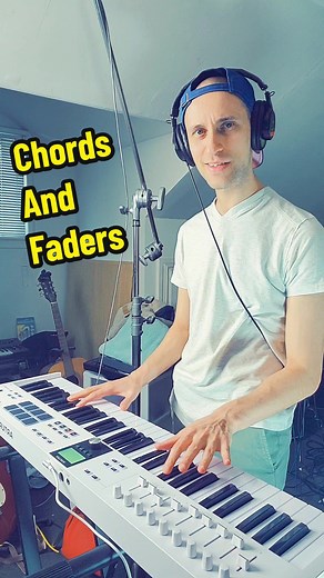 Big thank you to @ARTURIA for sending over a cool keyboard! It's a keylab essential mk3. 😏👍🎹 I decided I wanted to be able to stand while playing a keyboard again. And I enjoy changing the camera angle every so often! So I set this up on the middle of everything. 😎👍 #synthtok let's #talksynths #synthtalk #synth #synthesizer #midicontroller #keyboard #keylab #keylabessential #arturia #deepmind #deepmind12 #behringer