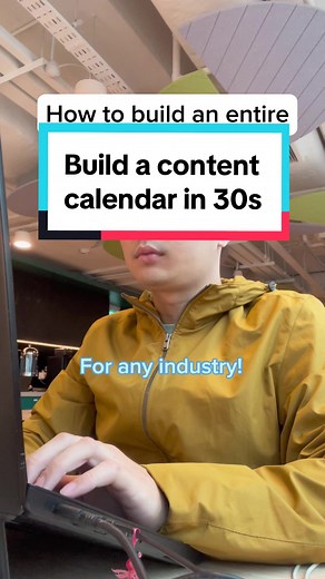 Create a Content Calendar in 30 Seconds with AI