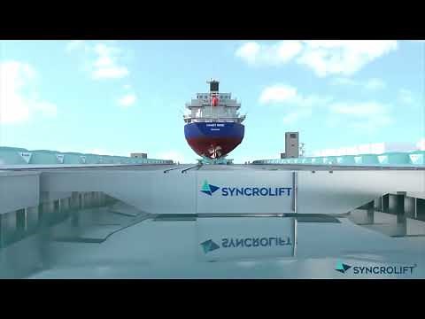 Syncrolift® a unique method for lifting ships