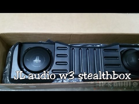 Jl audio w3 stealthbox install