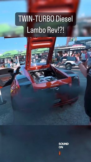Diesel powered Lambo 😂 🚗@1waydiesel | Full Throttle