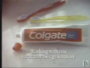 Colgate Toothpaste Commercial 1987