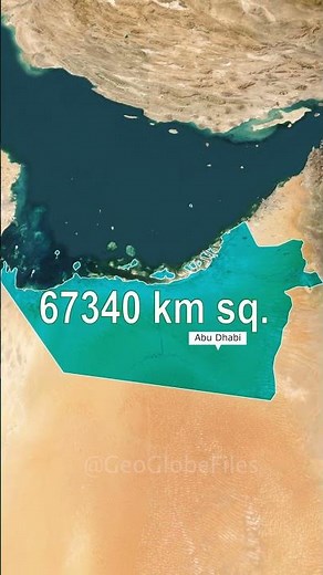Do You Know the Real Difference Between UAE, Dubai, and Abu Dhabi? 🌍👀 #maps #funfacts #educational
