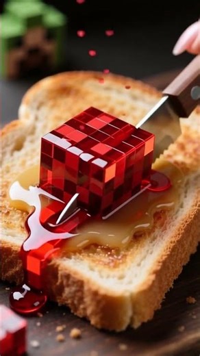 Redstone toast anyone? #asmr #satisfying #oddlysatisfying #minecraft #relaxing