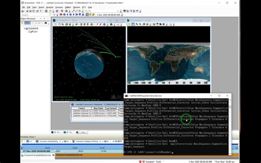 STK Astrogator从零开始自动化Lambert制导; Lambert Guidance using STK/Astrogator