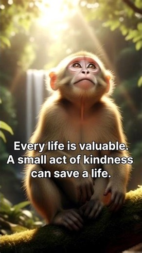 No One Helped Him… Until One Human Did 🐒❤️”“Ek Bandar, Ek Madad, Aur Ek Zindagi ❤️ | Emotional Short