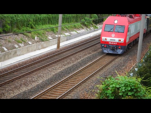 [京沪线]T132次(上海-大连)SS9-0167双机位拍摄