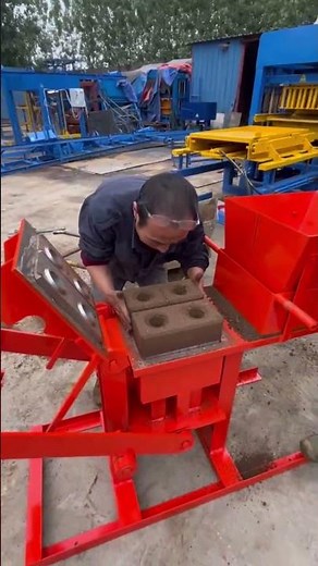 Eco Friendly small manual clay interlocking Block Machine – Build Smarter, Greener! #claybricks #eco