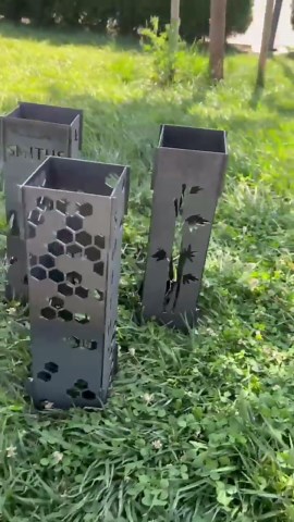 Solar Address Column Light, Modern Metal House Numbers, Illuminated Yard Address Sign, Custom Vertical Street Name Plaque - Etsy