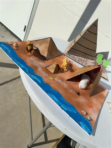 6th grade Social Studies is wrapping up their Ancient Egypt unit just in time for spooky season! What better way to start out October than with mummies, pyramids, and sarcophagi.. Oh my! 💜⚡️ | Covington Middle School Chargers