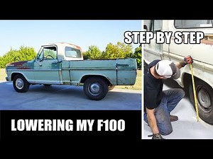 1969 F100 DJM Lowering Kit Installation