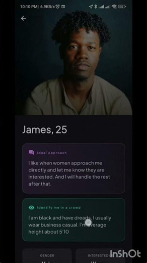 no more guessing who's actually open to being approached