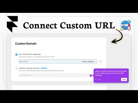 How to add a custom domain to Framer (Site Linking)