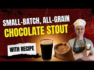 Small Batch All-Grain Chocolate Stout Brewed in the Pinter 3 | Recipe Included 🍫🍺