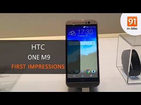 HTC One M9: First Look | Hands on | Price