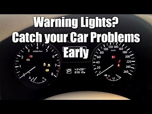 What do the WARNING LIGHTS on the DASHBOARD mean?