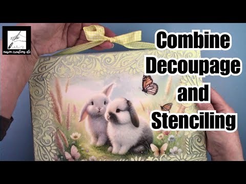 How to Create a MIXED MEDIA Canvas – EASY Step by Step TUTORIAL