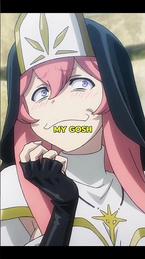 I think she doesn't want a sword?😅#anime