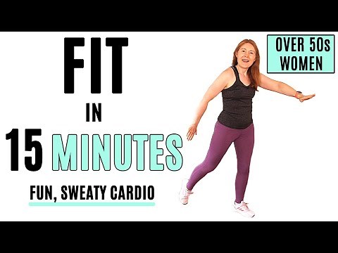 FUN and FAST 15 Minute CARDIO Workout for Women Over 50 | No Equipment | Lively Ladies