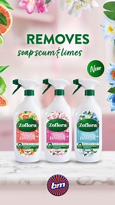Try Zoflora Power Bathroom Cleaner ✨ Effectively remove limescale and soap scum leaving sparkling surfaces and beautiful fragrance. 🚽🚿 🌸 | Zoflora