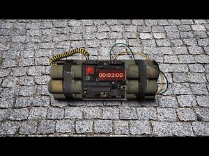 3 Minute Timer Bomb 💣 with Loud Giant Bomb Explosion 💥 | YT Timer ✅
