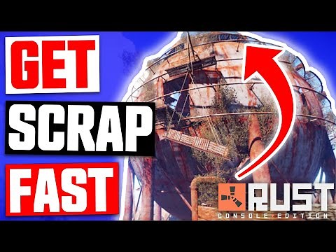 How to get scrap FAST // Rust Console Edition (DOME MONUMENT GUIDE)
