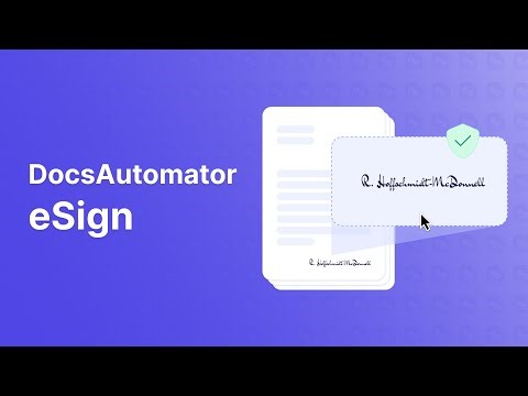 DocsAutomator eSign