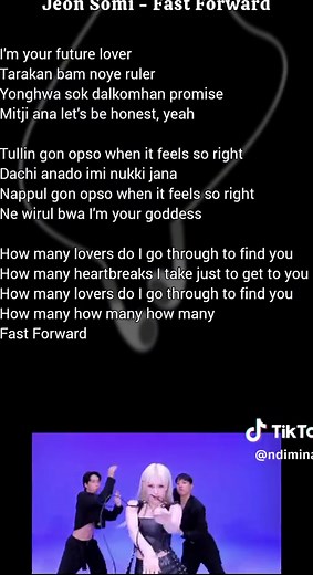 Jeon Somi Fast Forward Lyrics | Easy Lyrics Video