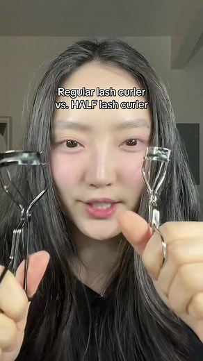 Regular Lash Curler vs. HALF Lash Curler