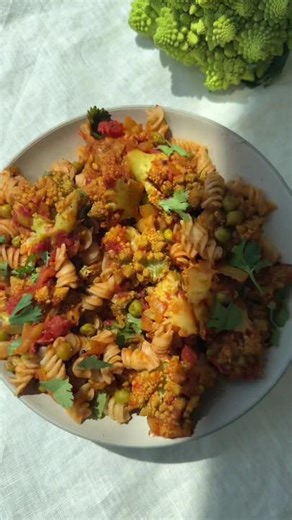 Gobi Matar with Romanesco Pasta Recipe