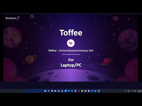 Toffee App for PC || Install Toffee App On Your Laptop/PC #Toffee