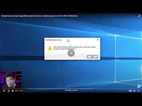 [EN]Social Club Account Specified Does Not Own a Valid License to GTA V [FIX 100%] Error